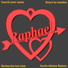 Raphael cœur Cupidon l'amour amour Saint Valentin jch saint valentin amoureux in journée 3d print model - Mito3D