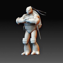 Raphaello criaturas personagem arte Alto poli imprimível modelo animais 3d print model - Mito3D