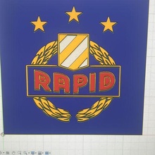 rapid vienna logo 3d print model - Mito3D
