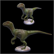 raptor sanat dinozor hayvan heykelcik heykel yaratık dekorasyon karakter oyuncak canavar 3d print model - Mito3D
