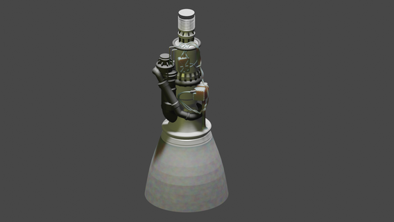 raptor 2 nave estelar motor artilugio spacex 1 64 espacio exploración cohete astronave 3d print model - Mito3D