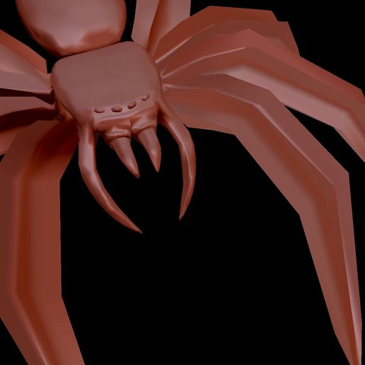raro araña 3D print model - Mito3D