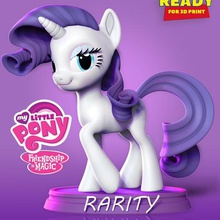 rarity - pony fanart cartoon littlepony cute kid girl 3d print model - Mito3D