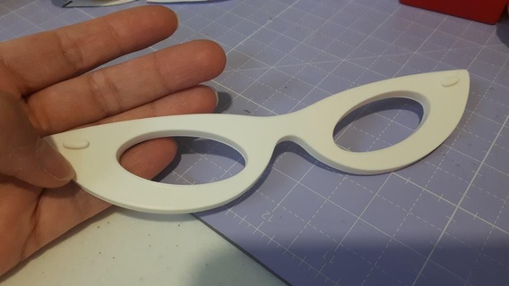 rareté lunettes petit Poney poney 3d imprimante accessoires 3d print model - Mito3D