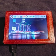 rasberry pi 3 + 35 tft case tool electronics 3d print model - Mito3D