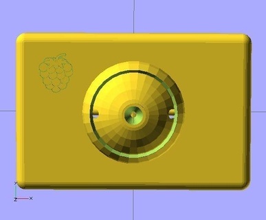 raspberry p eye Camera telecamera Ingranaggio pi servo elettronica 3d print model - Mito3D