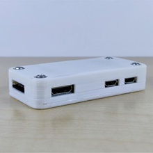 raspberry pi 0 - w cas gadget la protection de l' le couvercle boîte pi0w pi0 berry râpe framboise 3d print model - Mito3D