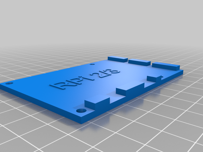 framboesa pi 2 3 layout ferramenta rpi 3d impressão 3D print model - Mito3D