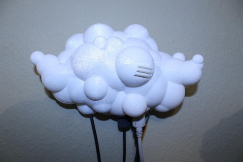 raspberry pi 2 cloud case octopi octoprint 3d printer accessories 3d print model - Mito3D