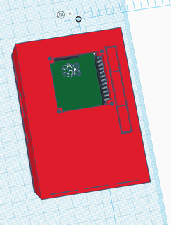 framboise pi 2 modèle Cas gaine outil fonctionnel dissipateur chaleur 3d print model - Mito3D