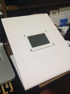 framboesa pi 3 + lcd 35 caso bainha eletrônicos 3d print model - Mito3D