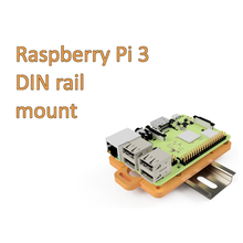 raspberry pi 3 din rail mount tool 35mm mo case electronics 3d print model - Mito3D