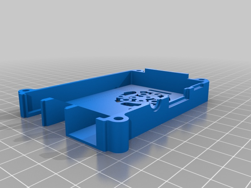 frambuesa pi 3 superior remezclar golpe Eliminar caso funda electrónica 3D print model - Mito3D