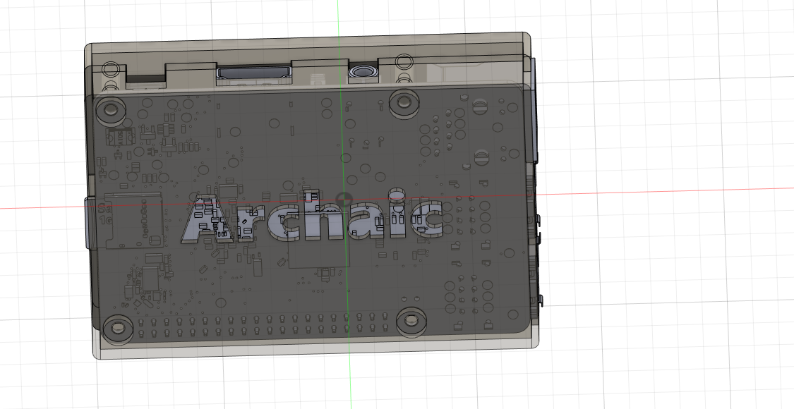 Himbeere pi 3b+ Fall Mantel rpi 3D print model - Mito3D