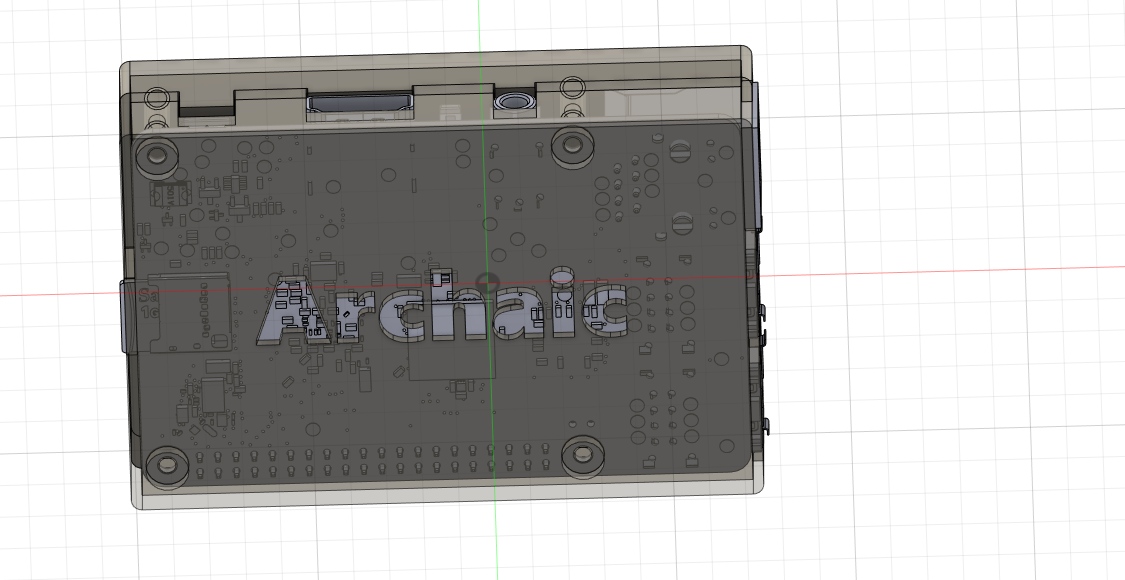 lampone pi 3b+ Astuccio guaina rpi 3D print model - Mito3D