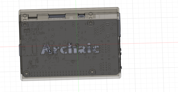 Himbeere pi 3b+ Fall Mantel rpi 3d print model - Mito3D