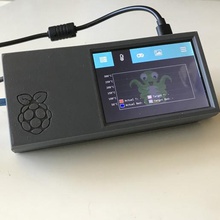 raspberry pi 4 - 3,5 touch screen caso gadget tela de toque framboesa 3d print model - Mito3D