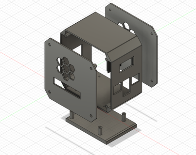 framboise pi 4 boîte 3d print model - Mito3D