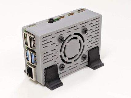 raspberry pi 4 case 40mm 30mm fan pi4 raspberry pi4 30mm raspberry pi4 40mm raspberry pi case computer technology pc mac  3d print model - Mito3D