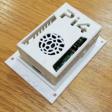 raspberry pi 4 caso activo de enfriado montaje en pared gadget equipo 3d print model - Mito3D