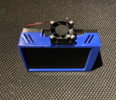 frambuesa pi 4 caso funda ventilador rpi 3d print model - Mito3D