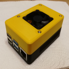 Himbeere pi 4 Fall Mantel Ventilator verlängert Hitze sinken Remix Gadget rpi4 3d print model - Mito3D