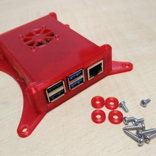 100 raspberry pi durum 4 vesa x gadget rpi4 ahududu durumda monitör 3d print model - Mito3D