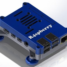 raspberry pi caso 4 gadget rpi il lampone 3d print model - Mito3D