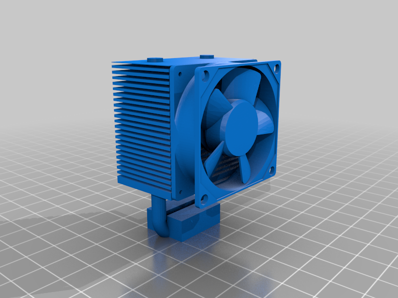 framboise pi 4 glace refroidissement tour cool pi4 grand rpi rpi4 3d impression 3D print model - Mito3D