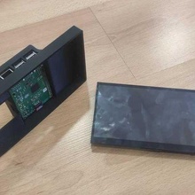 raspberry pi 7 inch touchscreen display case 3d print model - Mito3D