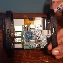 raspberry pi 7 wall mount electronics 3d print model - Mito3D