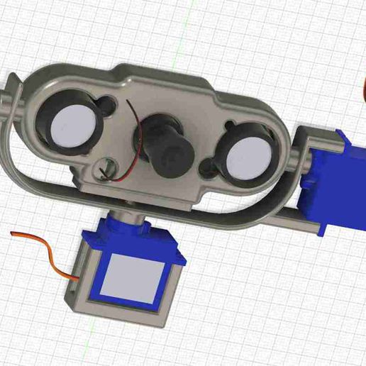 raspberry pi camera gimbal 3D print model - Mito3D