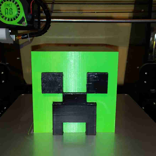 raspberry pi caso - creeper de minecraft la herramienta cuadro vivienda raspberrypi 3D print model - Mito3D