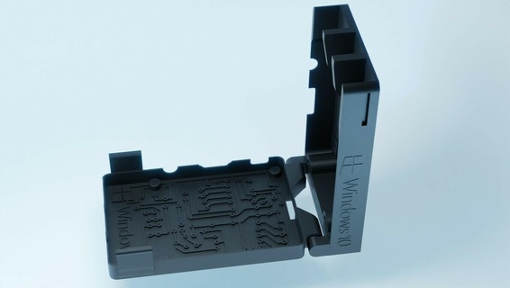 framboise pi Cas gaine imprimer endroit soutien serrage tarte framboises printinplace support facile agréable 3d print model - Mito3D
