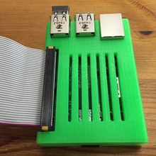 raspberry pi 2 large gpio opening cover gadget case computer 3d print model - Mito3D