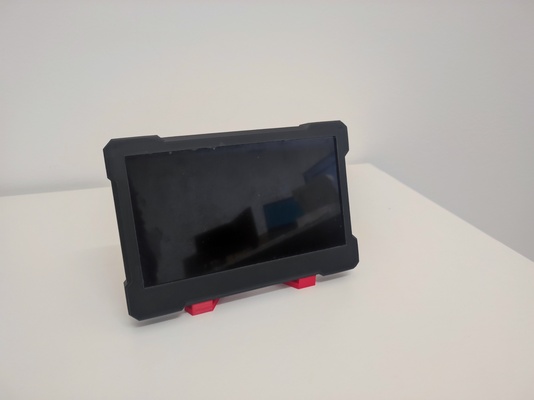 raspberry pi non-touch screen case rugged 3d print model - Mito3D