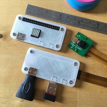 raspberry pi picam compatible profile ultra-thin case camera zero learning 3d print model - Mito3D