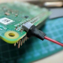 lampone pi energia pin clip Fai elettronica 3d print model - Mito3D