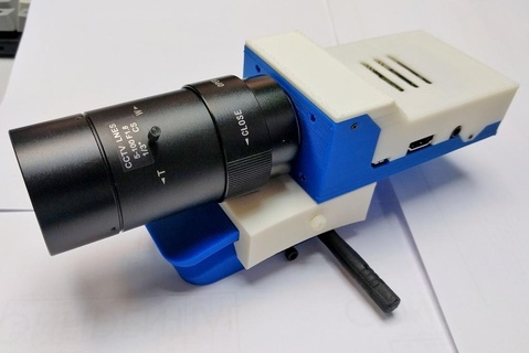 raspberry pi star guider offset adjustment platform astrophotography autoguider camera lens mount telescope 3d print model - Mito3D