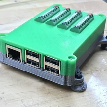 raspberry pi 2 3 terminal block case tool raspberrypi housing electronics 3d print model - Mito3D