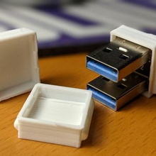 framboesa pi USB ssd conector cobrir bainha 3d print model - Mito3D