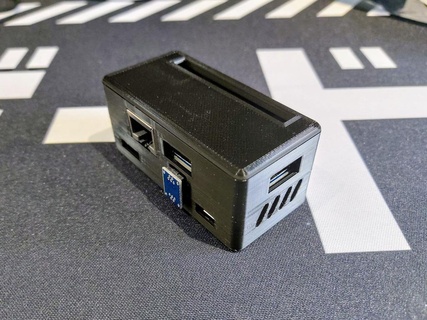 framboise pi zéro LAN USB centre chapeau Cas gaine partage d'ondes électronique 3d print model - Mito3D