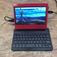 framboesa ecrã táctil de 7 polegadas ventoinha gadget computador raspberry pi caso 3d print model - Mito3D