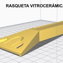 rasqueta vitrocerâmica pequeno 3d print model - Mito3D
