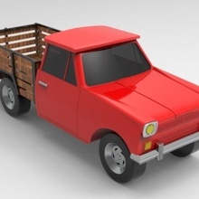 Rastrojero 1980 voiture van Argentine camion Véhicules voitures transport 3d print model - Mito3D