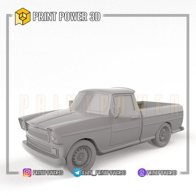rastrojero sábana metal caja juego rastrojo granjero clásico argentina miniarura coche vehiculo camión modelo printpower3d 3d print model - Mito3D