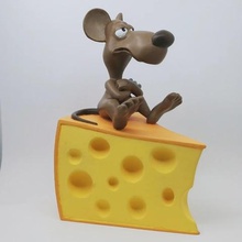 ratto di formaggio art giocattolo animale 3d print model - Mito3D