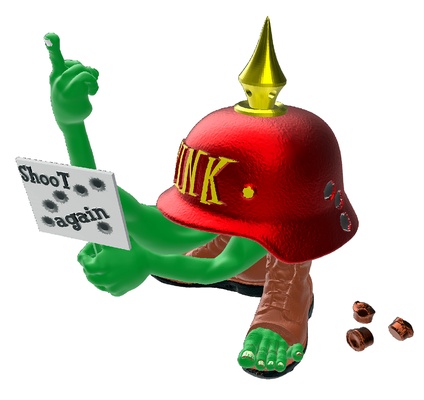 rato fink capacete chuteiras atirar guardião culturas brinquedo admirador arte 3d print model - Mito3D