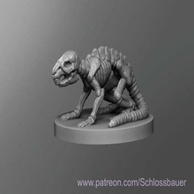 rat skeleton game toy tabletop dungeons dragons dnd 3d print model - Mito3D