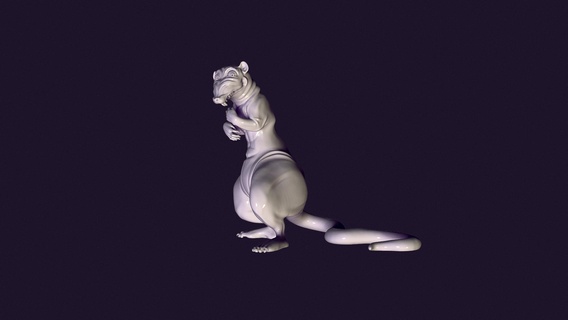 rata juguete roer roedor stl divertido enojado impresión animal lindo mascota ratón laboratorio 3d print model - Mito3D